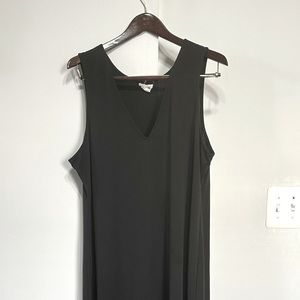 Open Edit (Nordstrom) - XL - black v-neck maxi dress